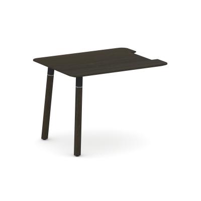 Fresco Брифинг-приставка FR.BR-10 Дуб Темный/Металл Черный 1000*800*725