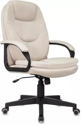 Кресло руководителя Бюрократ CH-668 светло-бежевый Holland 06 крестов. пластик