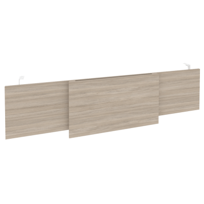 Onix Direct Царга стола руководителя O.M-CSR-6 Дуб Аттик/Металл Белый 1740*450*54