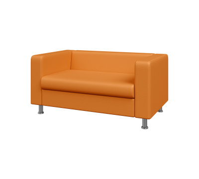 Диван 2-местный, Алекто, ALE2, domus_nectarine, кожзам