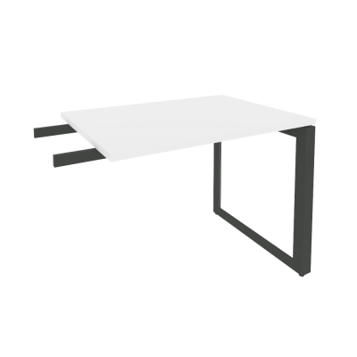 Onix Direct Брифинг-приставка на О-образном м/к O.MO-BR-9 Белый Бриллиант/Металл Антрацит 980*720*75