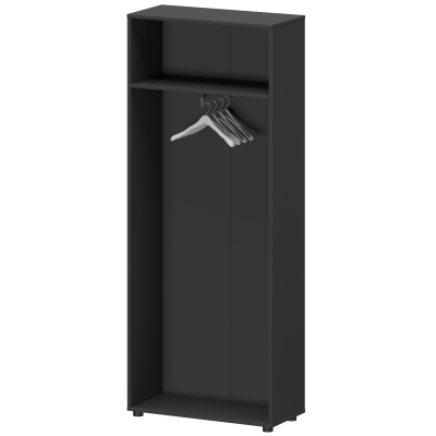 Корпус шкафа для одежды Смарт СМШ-58Ш Графит (792x362x1965)