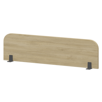 Экран радиусный для стола Аргентум-МП НТМЭ-120 Баттл Рок/Антрацит (1200x25x350)