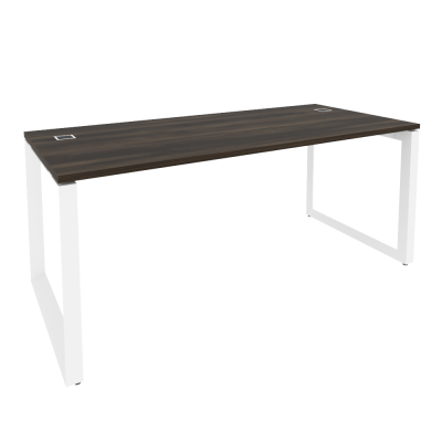 Onix Direct Стол рабочий руководителя на О-образном м/к O.MO-SRR-5.8 Дуб Мали/Металл Белый 1780*800*