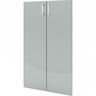 Комплект стеклянных дверей Арго А-304.С.Ф Прозрачный (710x4x1150)