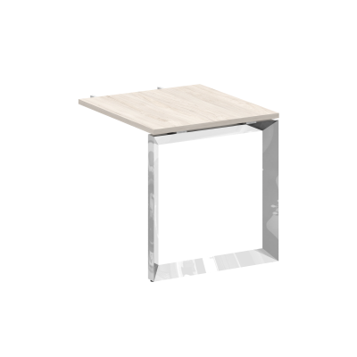 Onix Direct Lux Брифинг-приставка О-обр. м/к M-O.MO-BR-7 Денвер Светлый/Нержавеющая Сталь/Хром 780*7