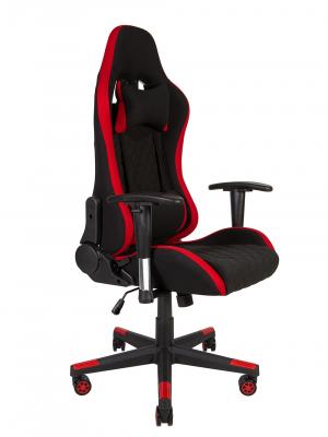 Кресло офисное / Lotus EVO / черно - красная ткань /пластиковая крестовина