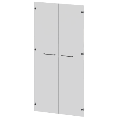 Фасады стеклянные Кортез KZF-48S(Ч) Тонированный (784x4x1564)