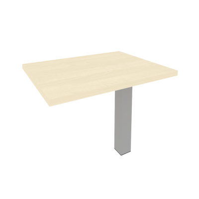 First Брифинг-приставка KB-4 Клен/Металл Серый 900*700*765