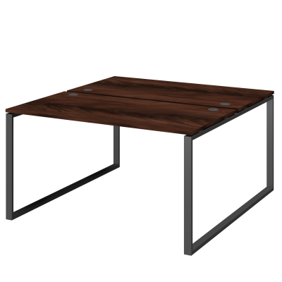 Бенч двойной на 2 рабочих места Арго-М АМБ.О-005.60 Лагос/Антрацит (1800x1236x760)