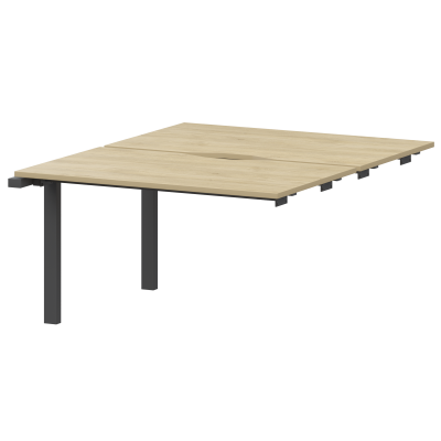 Модуль двойной на металлокаркасе Аргентум-МП НТМП.ПО.Б2-120Э Баттл Рок/Антрацит (1200x1496x750)