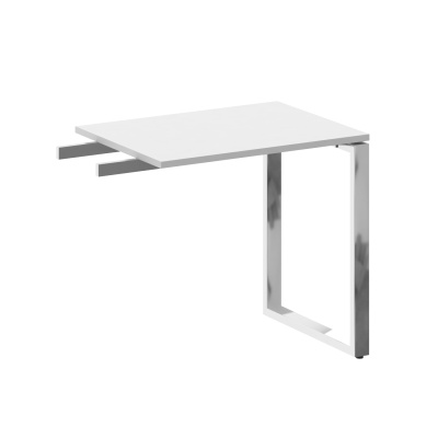 Metal System Direct Брифинг-приставка БО.ПР-2 Белый/Нержавеющая Сталь 800*600*750