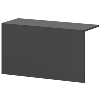 Накладка для стойки Ресепшн А-653 Графит (1010x380x560)