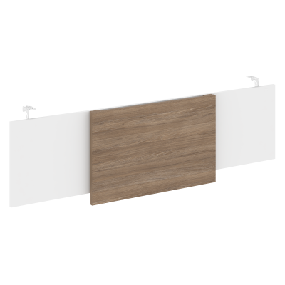 Onix Direct Lux Царга стола руководителя O.M-CSR-5 Белый Бриллиант/Дуб Аризона/Хром 1540*450*54