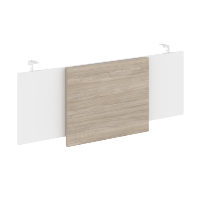 Onix Direct Lux Царга стола руководителя O.M-CSR-3 Белый Бриллиант/Дуб Аттик/Хром 1140*450*54