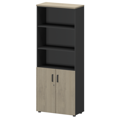 Шкаф Смарт СМШ-58Д2 Тип2 Графит/Кронберг (792x380x1990)