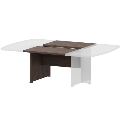 Модуль стола для переговоров Приоритет К-966 Дуб апрель (900x1400x750)