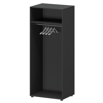 Корпус шкафа для одежды Смарт СМШ-58-6Ш Графит (792x576x1965)