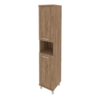 First Шкаф высокий узкий правы KSU-1.5 (R) Дуб Табак 401*432*2060