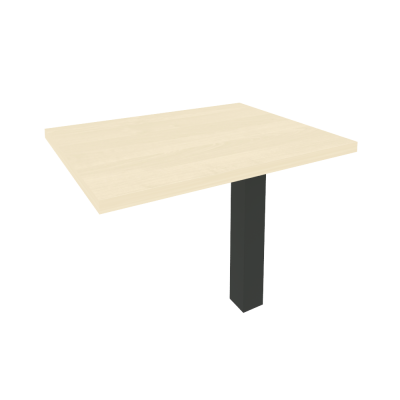 First Брифинг-приставка KB-4 Клен/Металл Антрацит 900*700*765