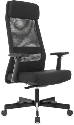 Кресло эргономичное Бюрократ T-995 черный TW-01 сетка/ткань крестов. металл черный