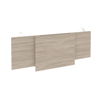 Onix Direct Царга стола руководителя O.M-CSR-3 Дуб Аттик/Металл Белый 1140*450*54