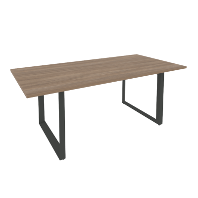 Onix Direct Стол переговорный на О-образном м/к O.MO-PRG-19 Дуб Аризона/Металл Антрацит 1980*980*750