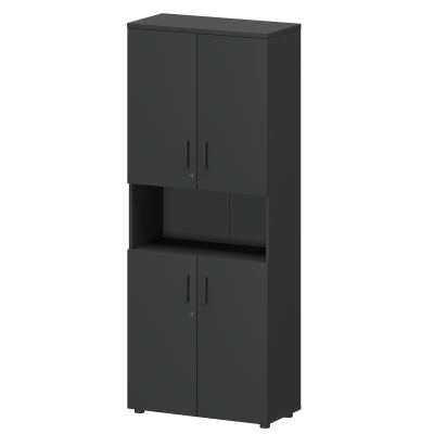 Шкаф Смарт СМШ-58Д4 Графит (792x380x1990)