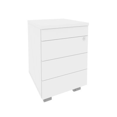 Onix Direct Тумба мобильная (TIP-ON) O.TM-3 TIP Белый Бриллиант 432*460*633