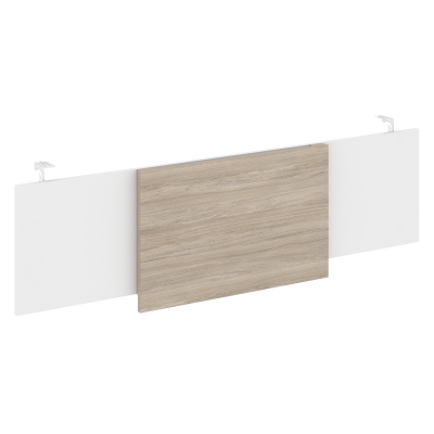 Onix Direct Lux Царга стола руководителя O.M-CSR-5 Белый Бриллиант/Дуб Аттик/Хром 1540*450*54