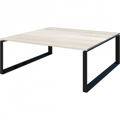 Стол переговорный на металлокаркасе Аргентум-МП НТМП.О-180.11 Сосна винтер/Антрацит (1800x1100x750)