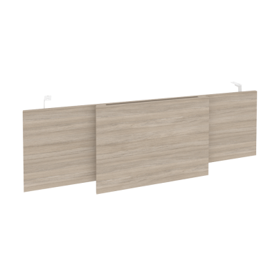 Onix Direct Царга стола руководителя O.M-CSR-4 Дуб Аттик/Металл Белый 1340*450*54