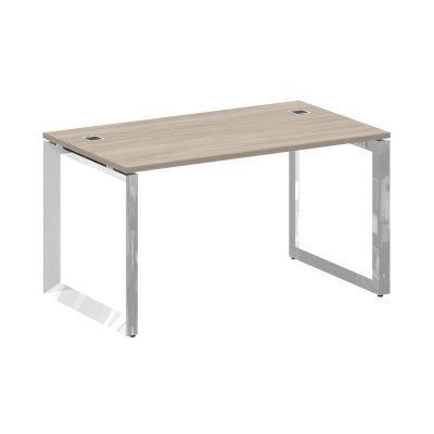 Onix Direct Lux Стол руководителя О-обр. м/к M-O.MO-SRR-3.8 Дуб Аттик/Нержавеющая Сталь/Хром 1380*80