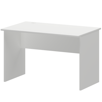 Стол с кабель каналом слева Арго А-002.К.ЛВ Белый (1200x730x760)