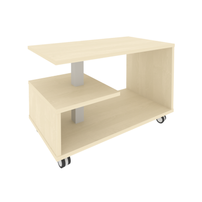 First Стол журнальный на колесах KSM-1 Клен 900*500*580