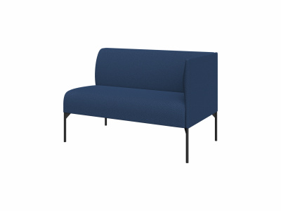 Модуль 2-местный левый, Бридж, Brd2L, sweet_blue, ткань: рогожка