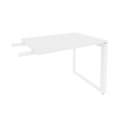 Onix Direct Брифинг-приставка на О-образном м/к O.MO-BR-9 Белый Бриллиант/Металл Белый 980*720*750