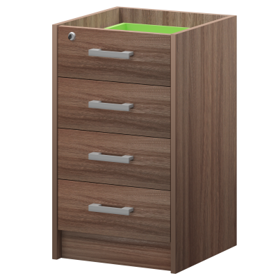 Корпус тумбы приставной Арго АТ-05 Темный шимо (440x450x740)