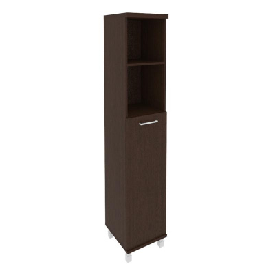 First Шкаф высокий узкий левый KSU-1.6 (L) Венге Цаво 401*432*2060