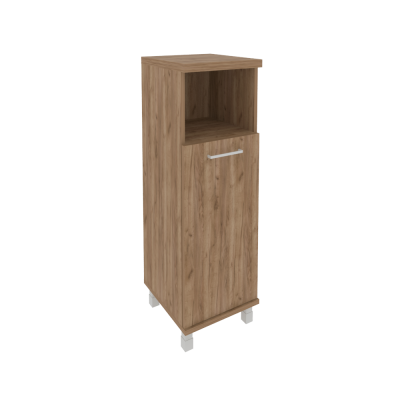 First Шкаф средний узкий левый KSU-2.1 (L) Дуб Табак 401*432*1260