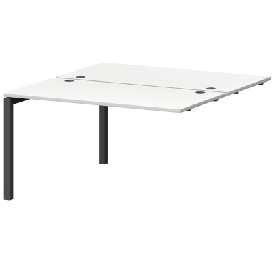 Модуль двойной универсальный на металлокаркасе Смарт СМС2-П-14К.149Э.Пр50 Белый/Антрацит (1400x1496x750)