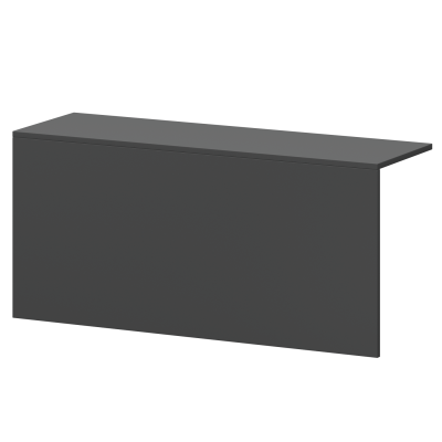 Накладка для стойки Ресепшн А-654 Графит (1210x380x560)