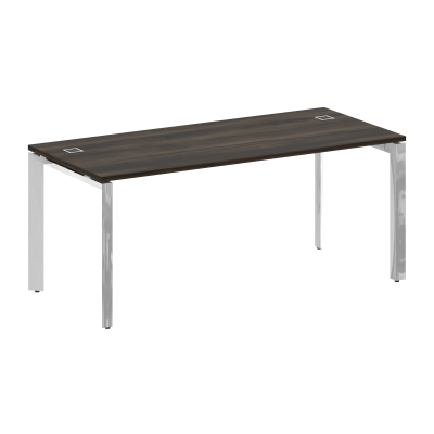 Onix Direct Lux Стол руководителя П-обр. м/к M-O.MP-SRR-5.8 Дуб Мали/Нержавеющая Сталь/Хром 1780*800