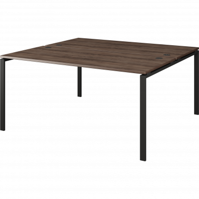 Бенч двойной на 2 рабочих места Арго-М АМБ-004 Лагос/Антрацит (1600x1496x760)