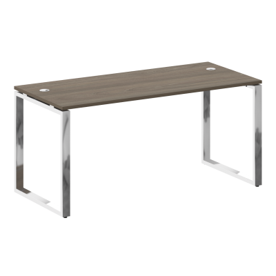 Metal System Direct Стол рабочий руковод. О-обр. м/к БО.СРР-4.7 Вяз Благородный/Нержавеющая Сталь 16