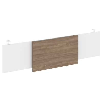 Onix Direct Lux Царга стола руководителя O.M-CSR-6 Белый Бриллиант/Дуб Аризона/Хром 1740*450*54