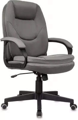 Кресло руководителя Бюрократ CH-668 темно-серый Holland 18 крестов. пластик