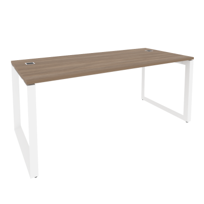 Onix Direct Стол рабочий руководителя на О-образном м/к O.MO-SRR-5.8 Дуб Аризона/Металл Белый 1780*8