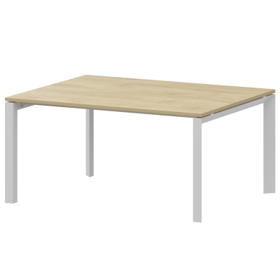 Стол переговорный на металлокаркасе Аргентум-МП НТМП.П.140.11 Баттл Рок/Антрацит (1400x1100x750)