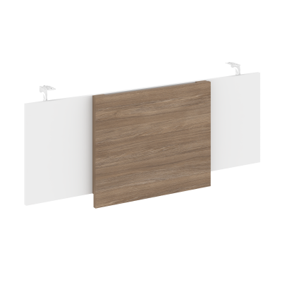 Onix Direct Lux Царга стола руководителя O.M-CSR-3 Белый Бриллиант/Дуб Аризона/Хром 1140*450*54